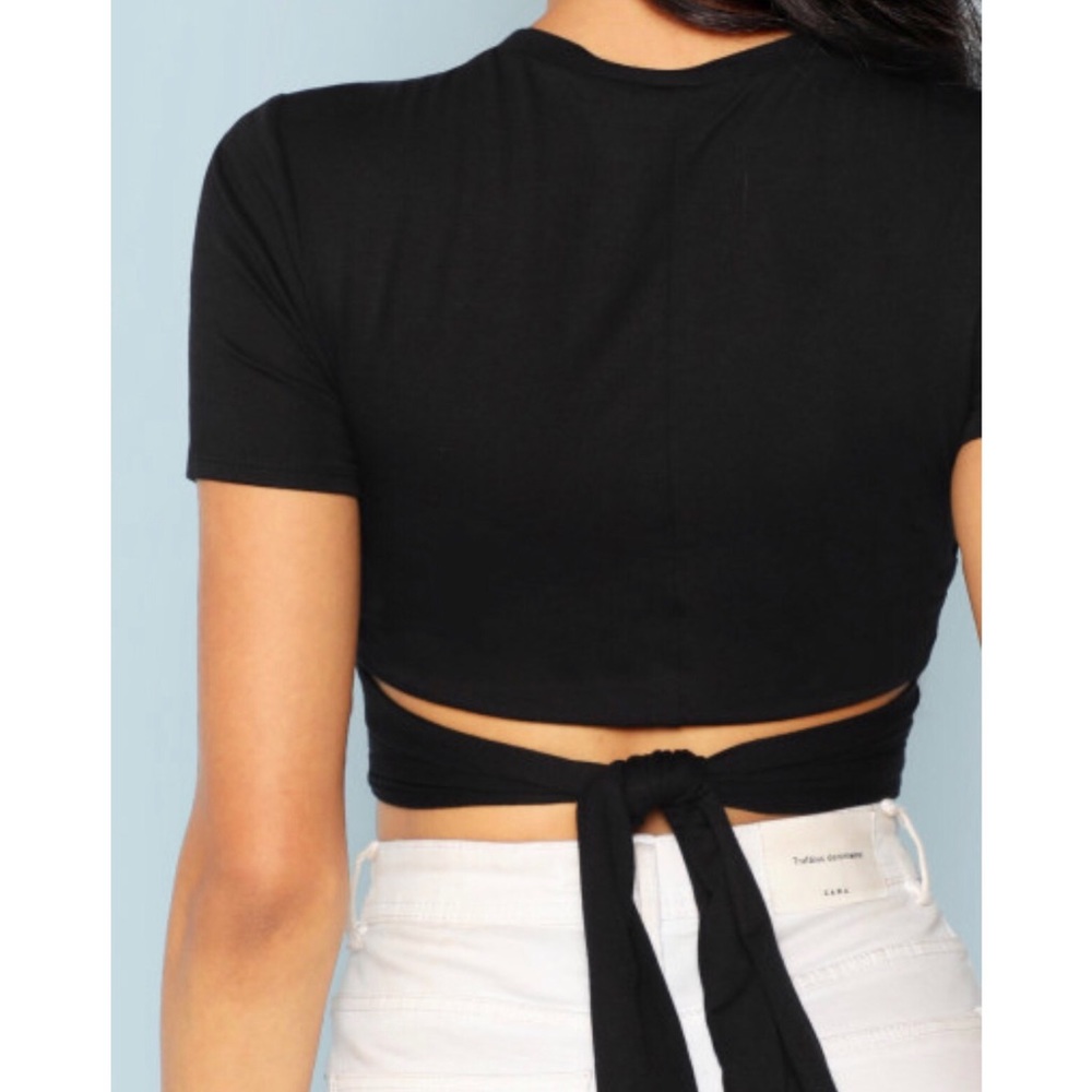 ✦ Wrap Short Sleeve Tee ✦ - Picture 3 of 5